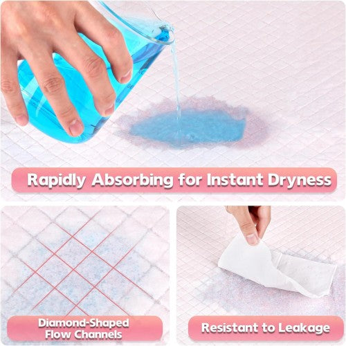 Luxuries Extra Thick Dog Training Pads – 40% Thicker Puppy Pee Pads with Chamomile Scent, 5-Layer Leak-Proof Protection, Super Absorbent Potty Pads for Puppies & Senior Dogs Luxuries Extra Thick Dog Training Pads – 40% Thicker Puppy Pee Pads with Chamomile Scent, 5-Layer Leak-Proof Protection, Super Absorbent Potty Pads for Puppies & Senior Dogs